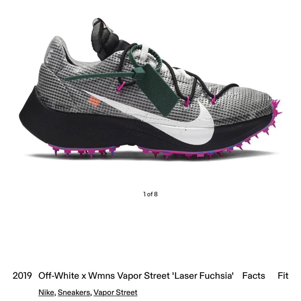 Off-White x Wmns Vapor Street 'Laser Fuchsia'